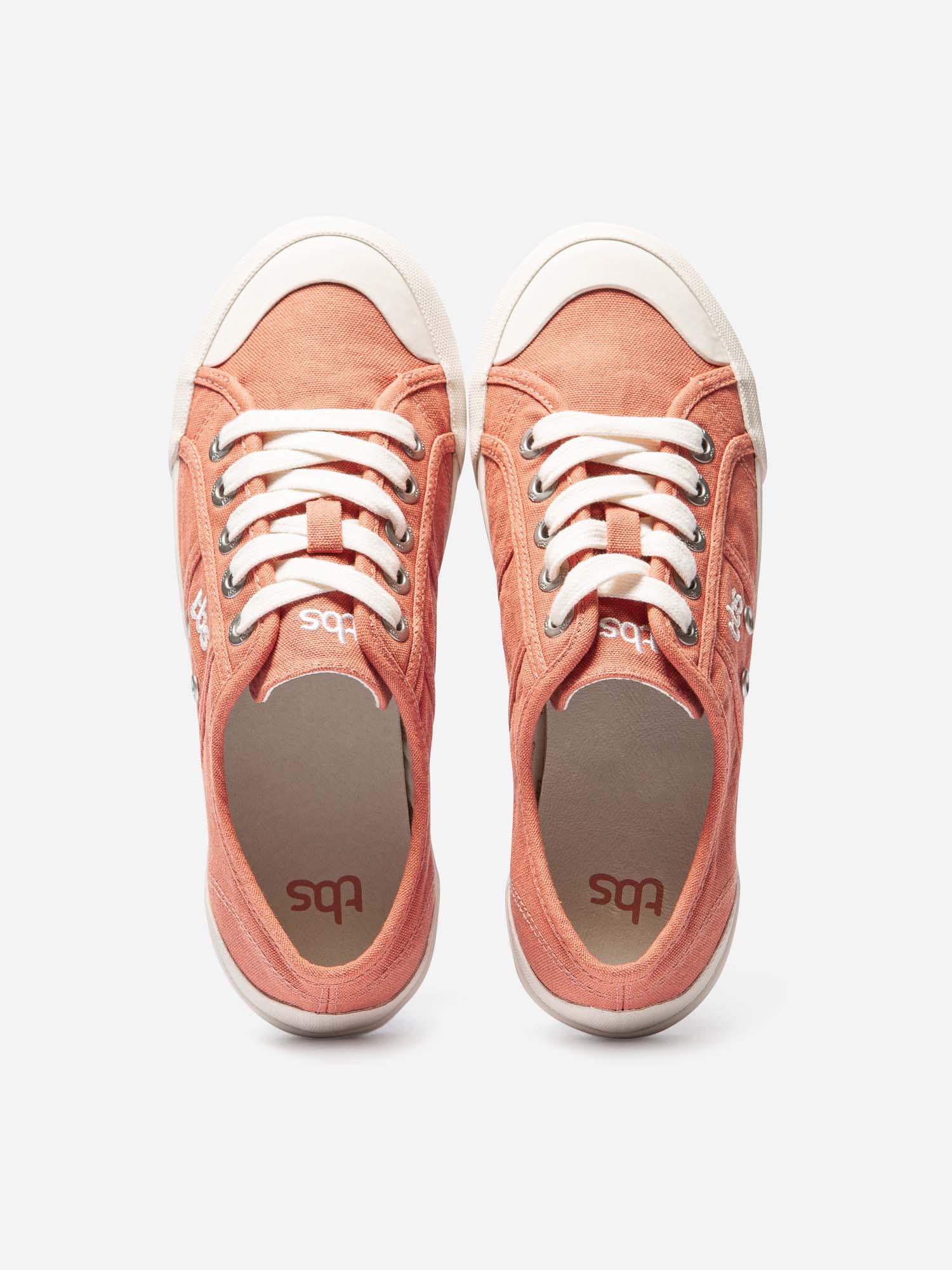Tennis Femme En Toile Orange