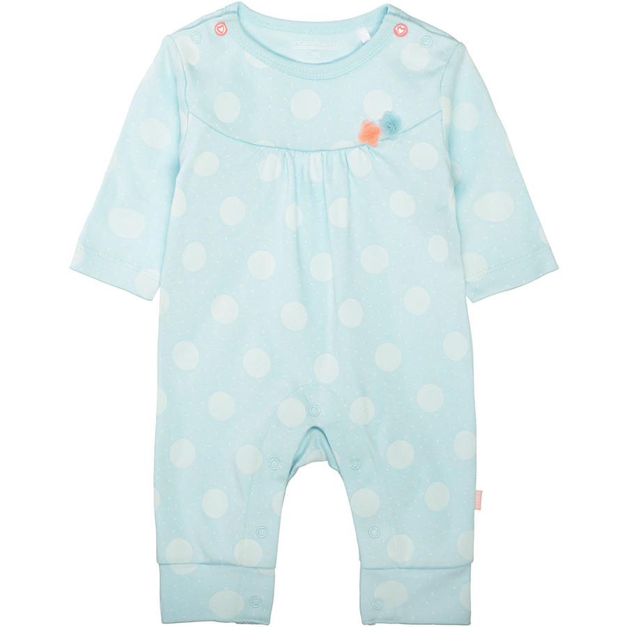 STACCATO Overall cyan gemustert