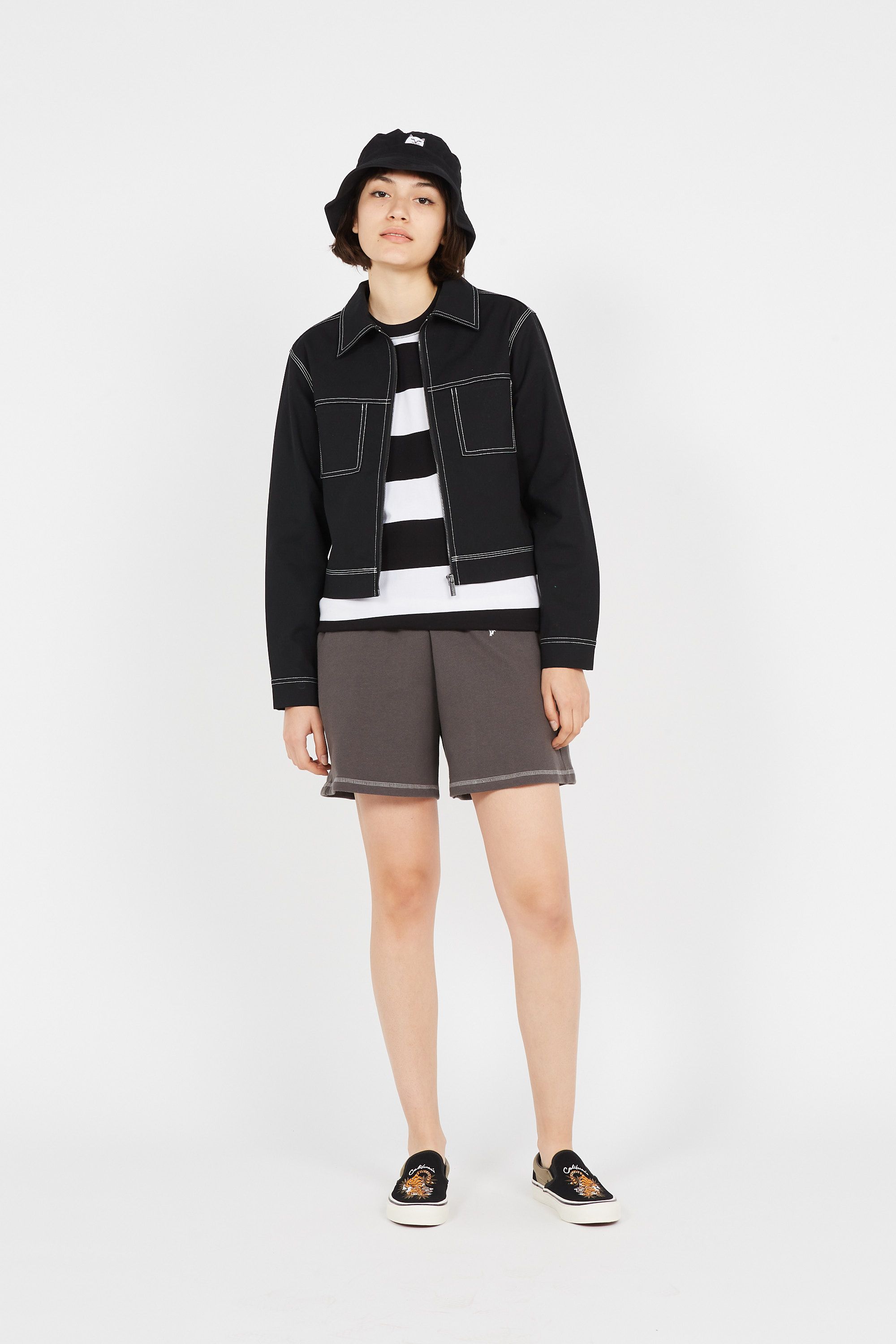 WASTED Veste WM JACKET PEARL Noir