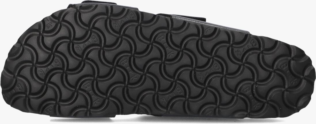 zwarte birkenstock slippers sydney cushion buckle