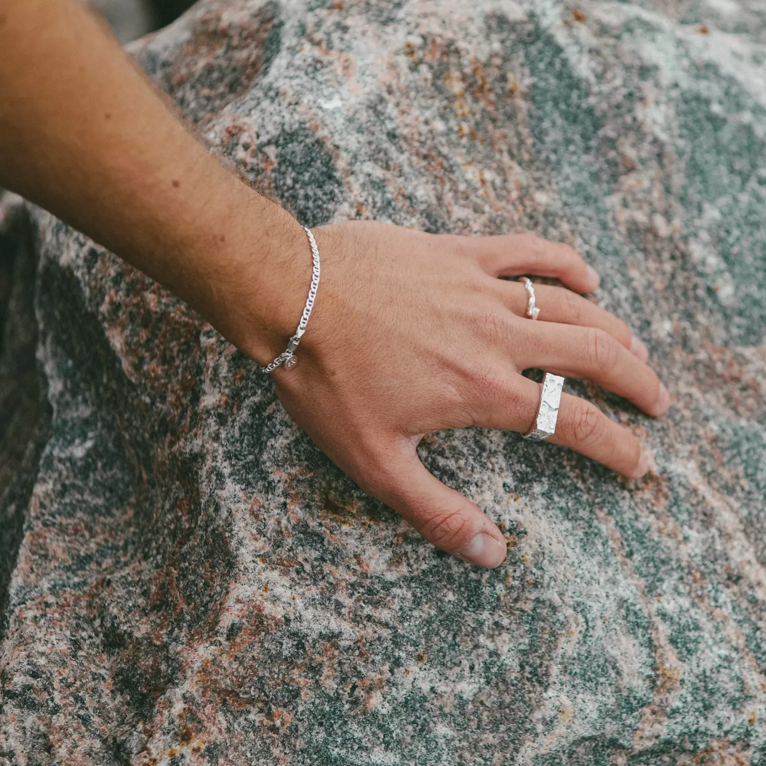 IX Studios Rustic Ring 22 kt. Sølv DMN0321SL