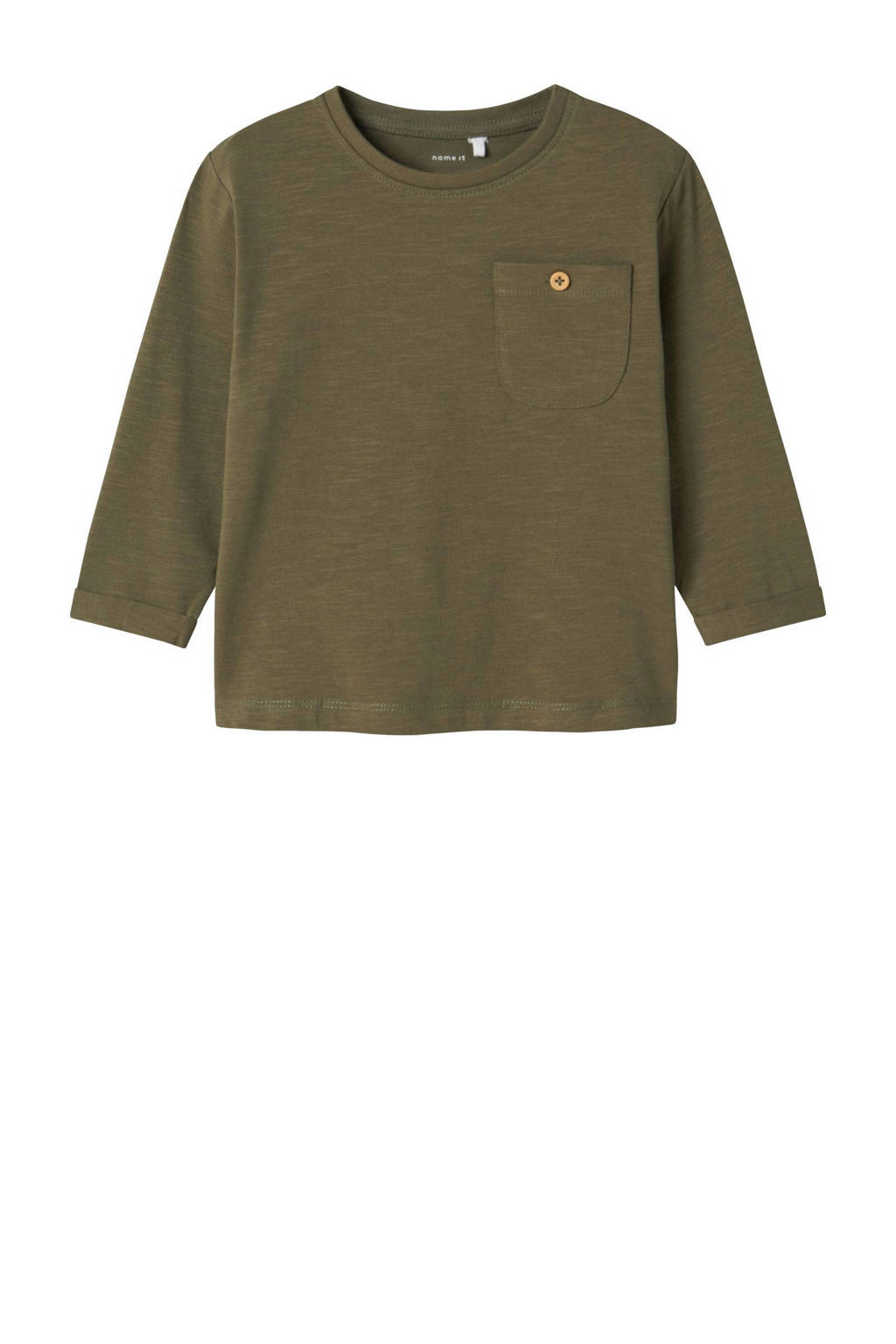 NAME IT longsleeve NMMNELKA groen