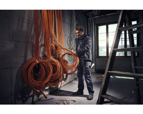 Werkbroek met holsterzakken, Hammer Workwear, zwart, W28/L34
