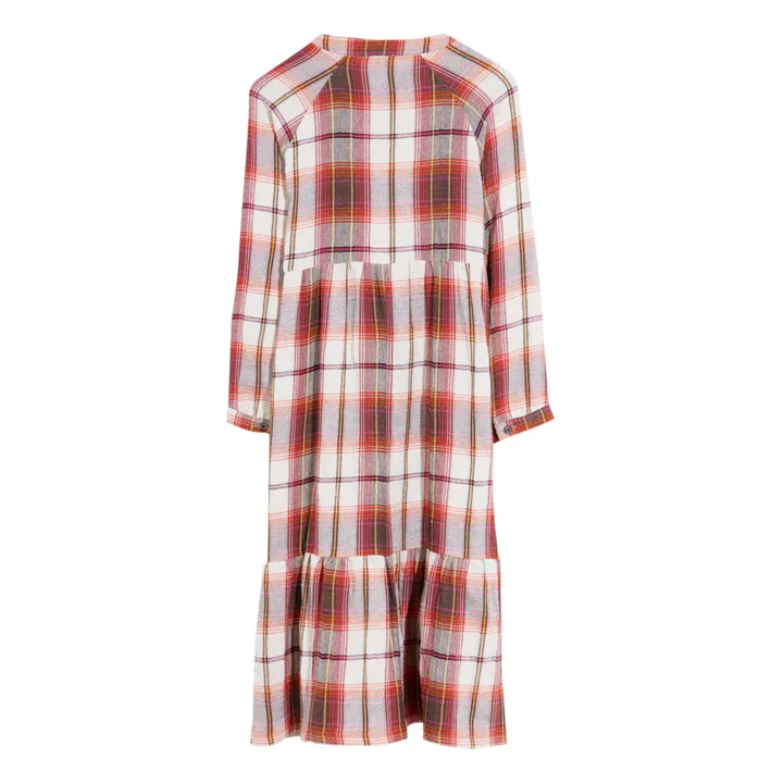Bellerose Robe Peru Carreaux | Ecru