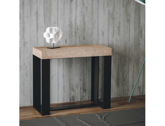 ITAMOBY - Console extensible futura 90x40/300cm chêne nature