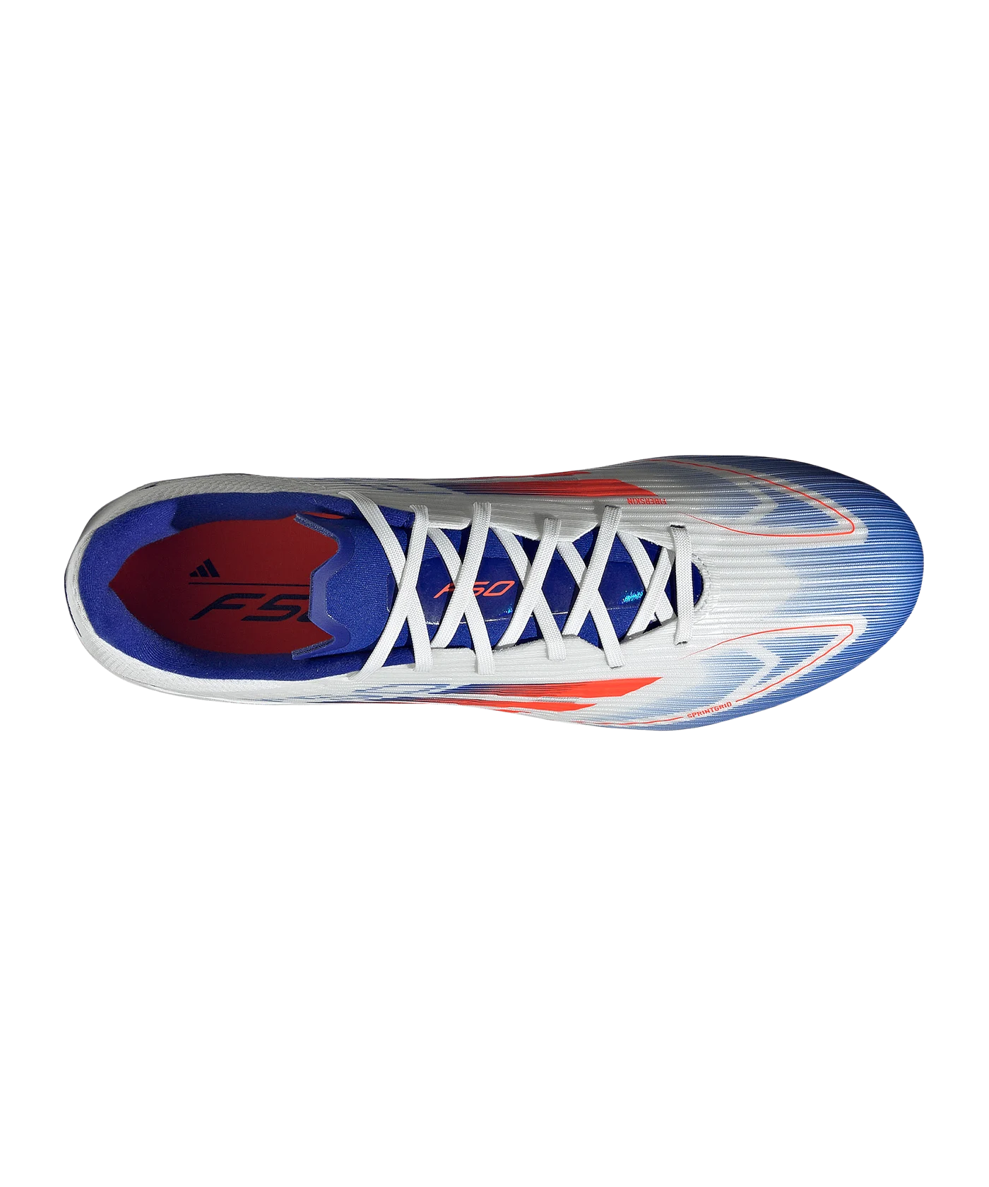 adidas F50 League SG Advancement Weiss Rot