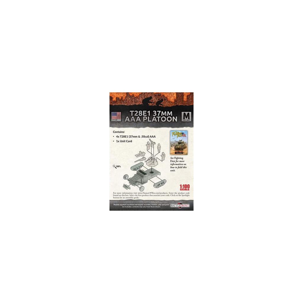 Flames of war - T28E1 37mm AAA Platoon