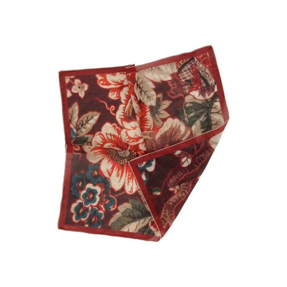 Tapis Noir  Brocade lommetørklæde - brun