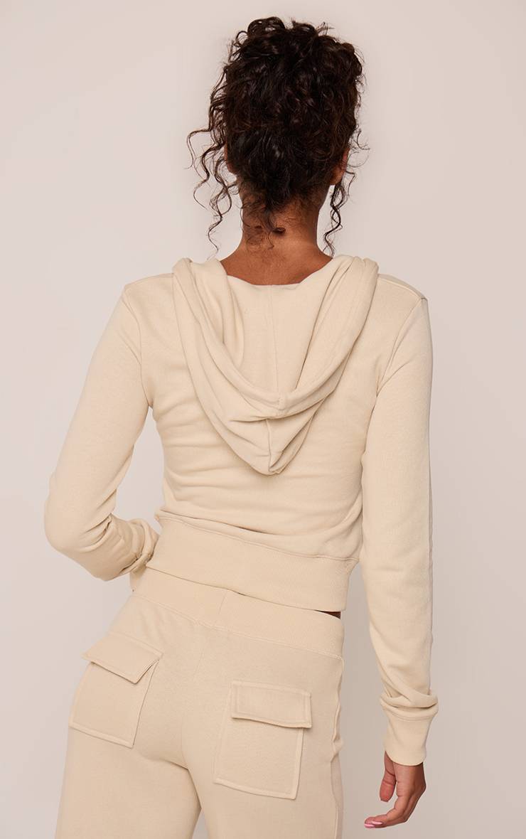 Avoine Sweat À Casynthétiqueche Ajusté Avec Zip Et Molleton Bouclette