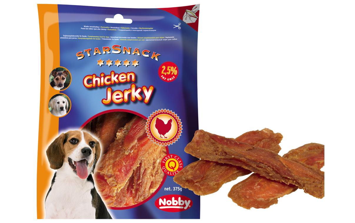 Leckerli StarSnack Chicken Jerky, 375 gHundesnack für Zwischendurch
