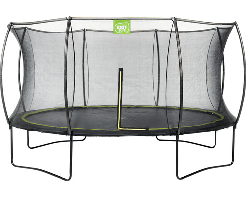 EXIT Silhouette trampoline met veiligheidsnet Ø 427 cm zwart