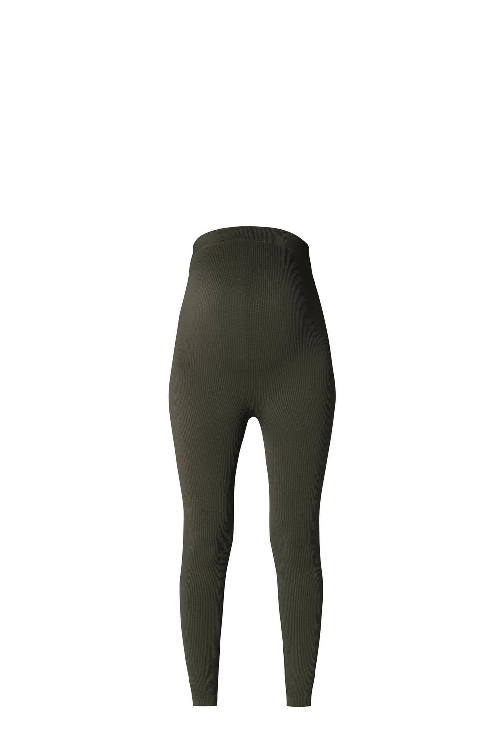 Noppies high waist skinny zwangerschapslegging Reva olifgroen