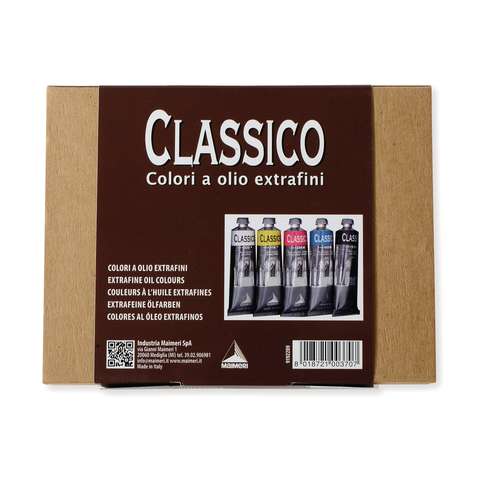MAIMERI CLASSICO Extrafeine Ölfarben, Primärfarben-Sets