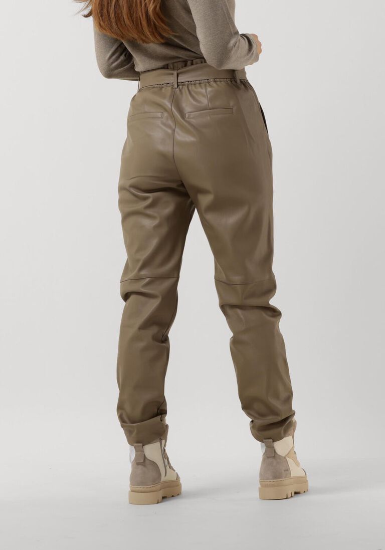 MINUS beige minus pantalon jayda pu pant