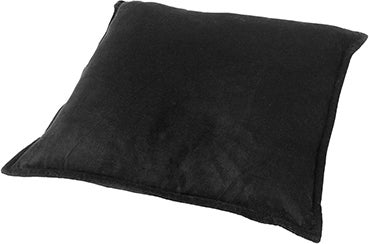 Dutch Decor sierkussen Caithzwart 50 x 50 x 22 cm