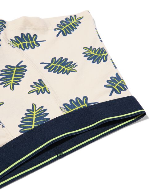 3 boxers enfant coton stretch bleu