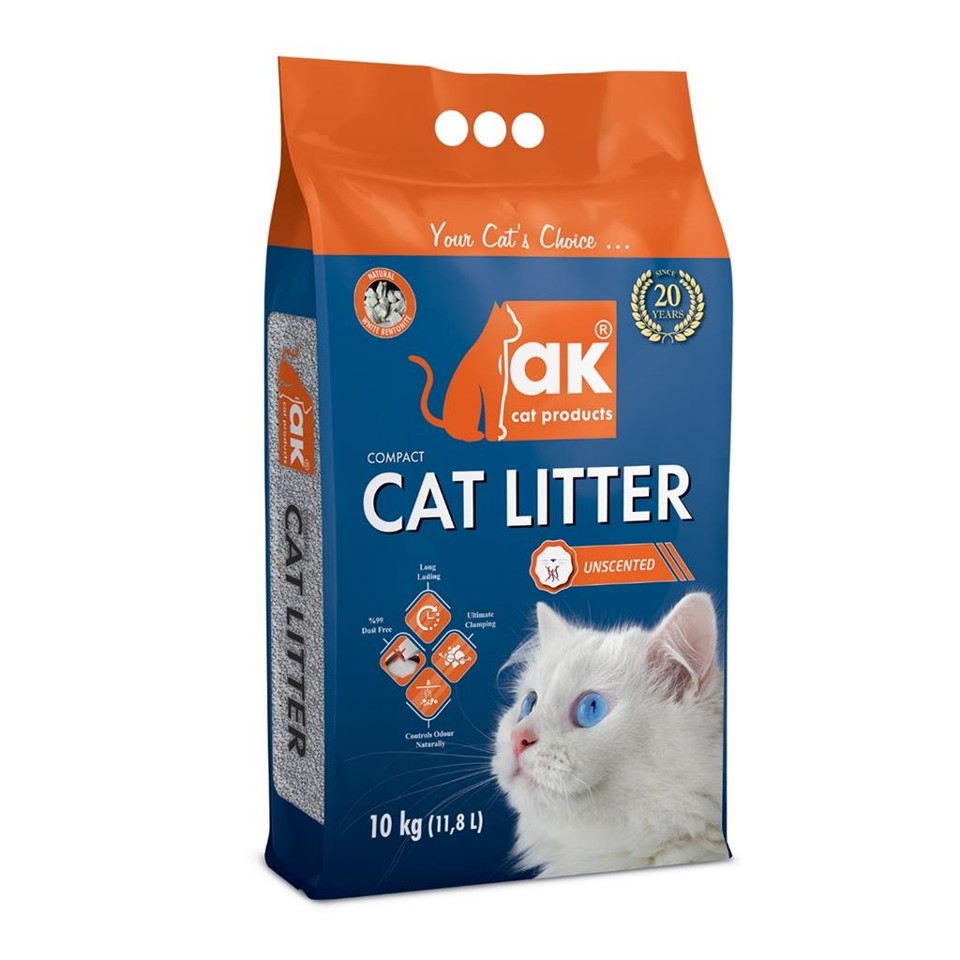AK - kattegrus Klumpende uden duft10 kg