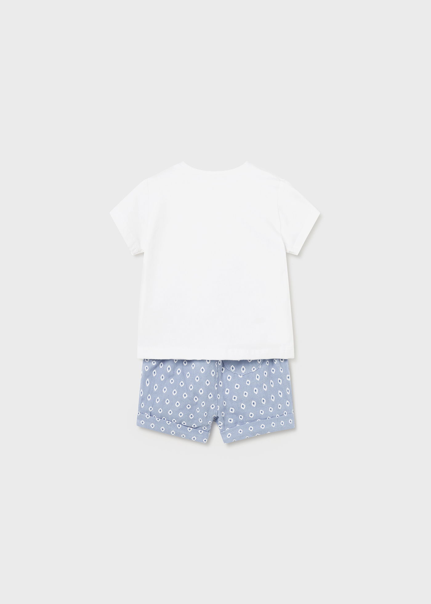 Conjunto de duas peças Better Cotton para recém-nascidos, branco