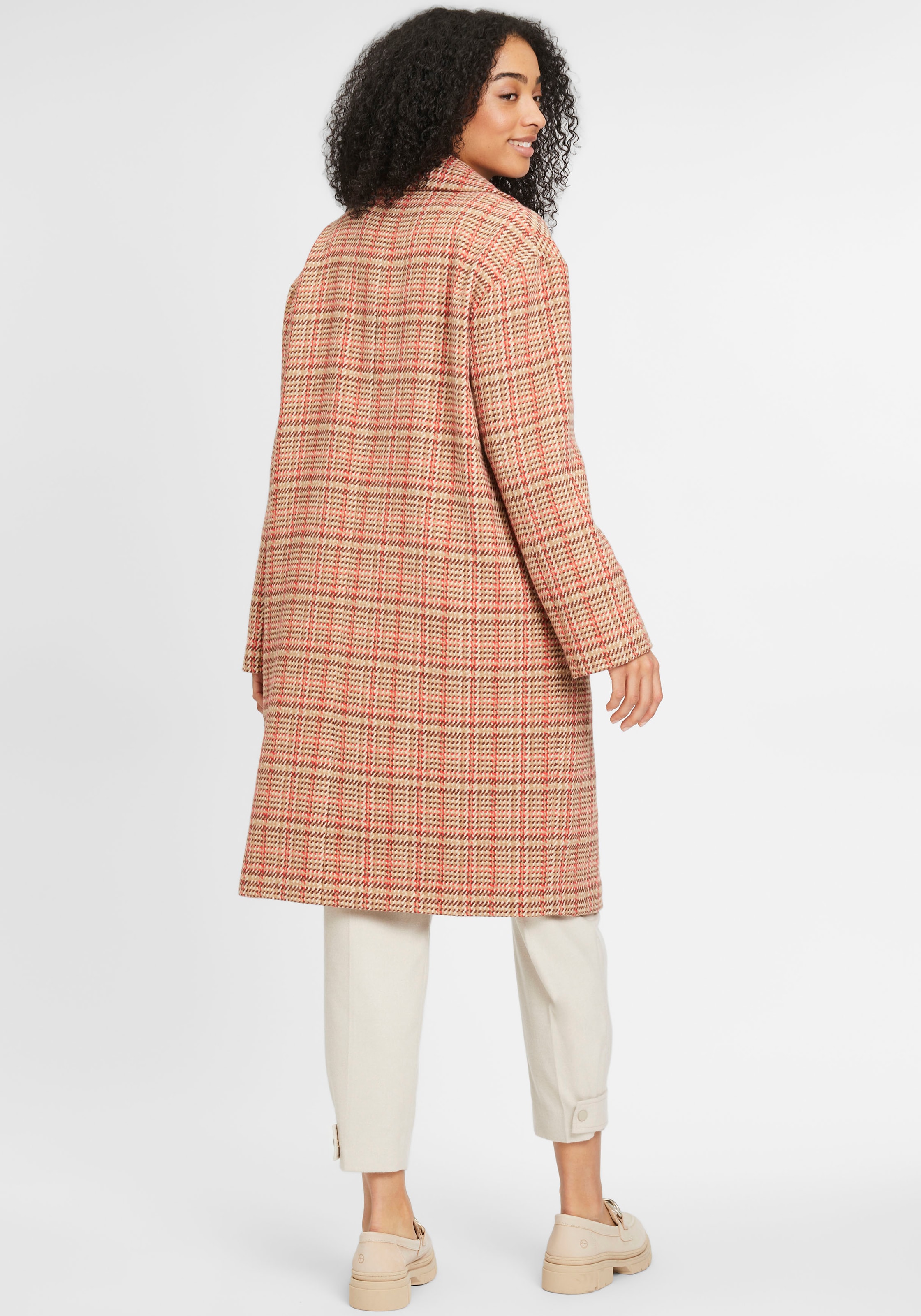 Tamaris Wollmantel , in kariertem Design - NEUE KOLLEKTION