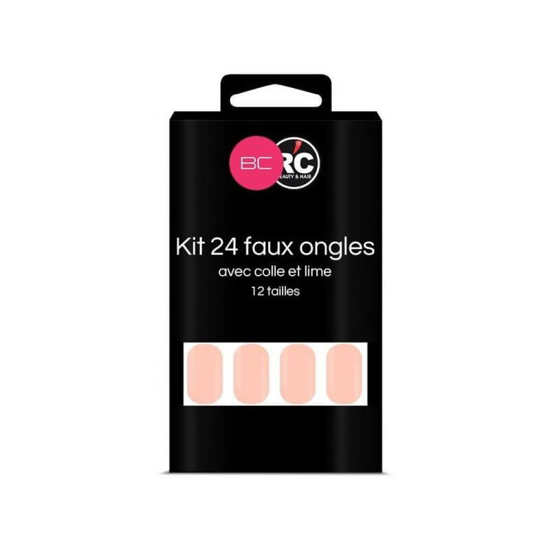 Boîte de 24 tips faux-ongles Beauty Coiffure