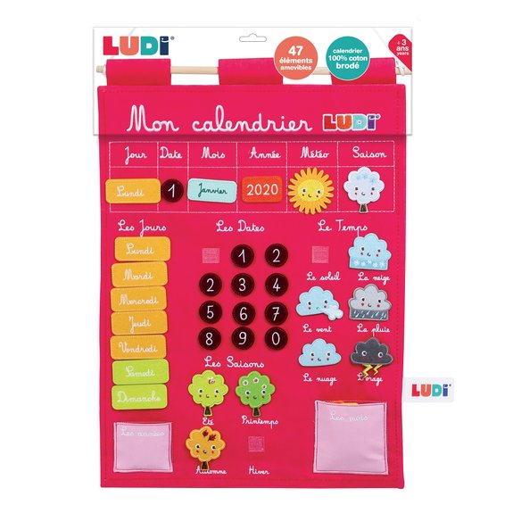 Calendrier Basic rose