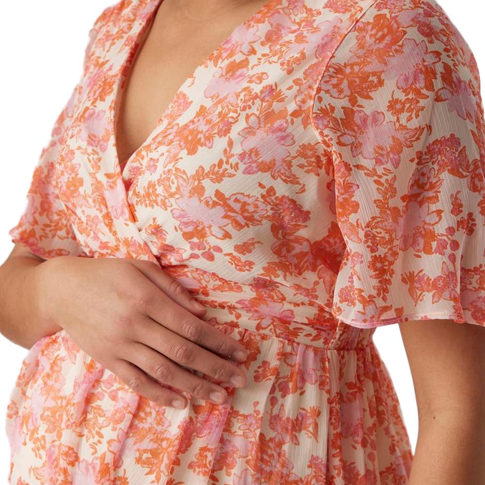 Vero Moda Maternity Robe Fleuries Rose/Rouge Femme Vero Moda Marternity Mia