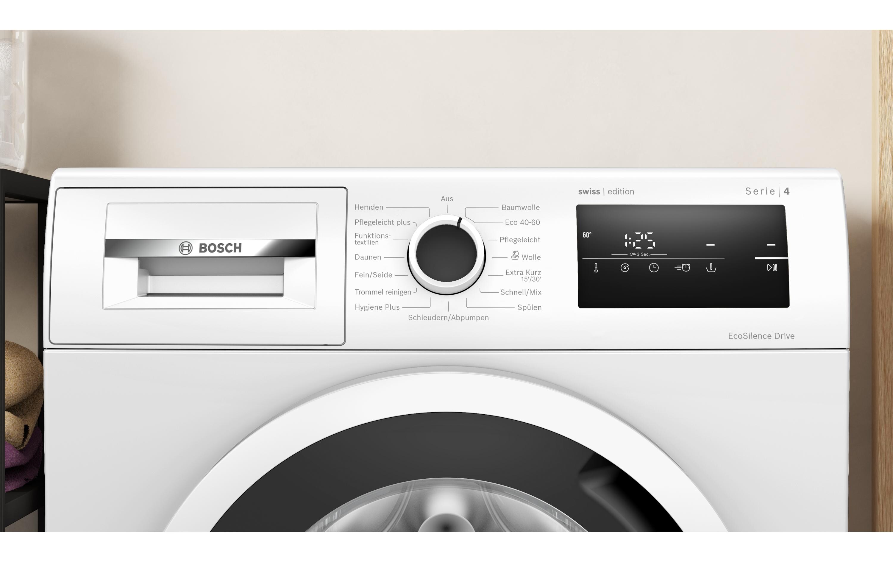 Waschmaschine WAN281A2CH Links<br>Frontloader mit 7 kg Ladekapazität