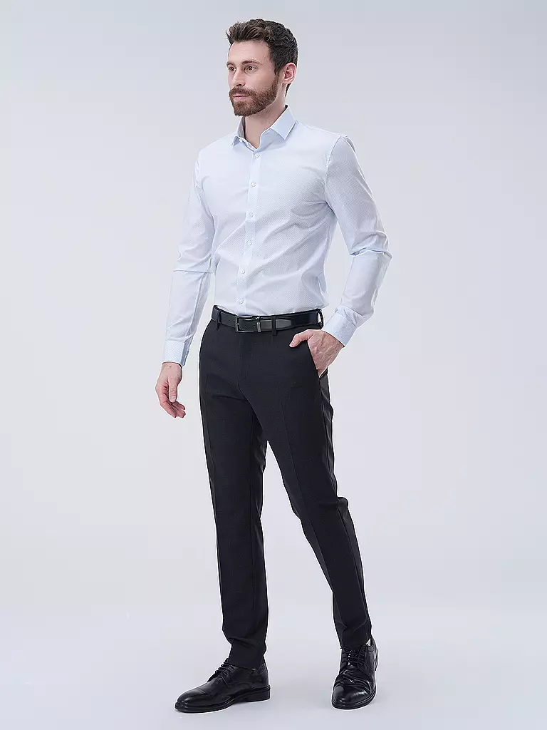 OLYMP NO.6 Hemd Super Slim Fit  hellblau