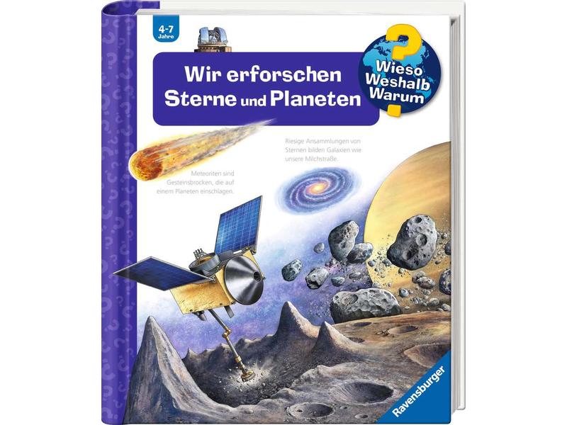 Ravensburger Kinder-Sachbuch WWW Wir erforschen Sterne und Klappbuch