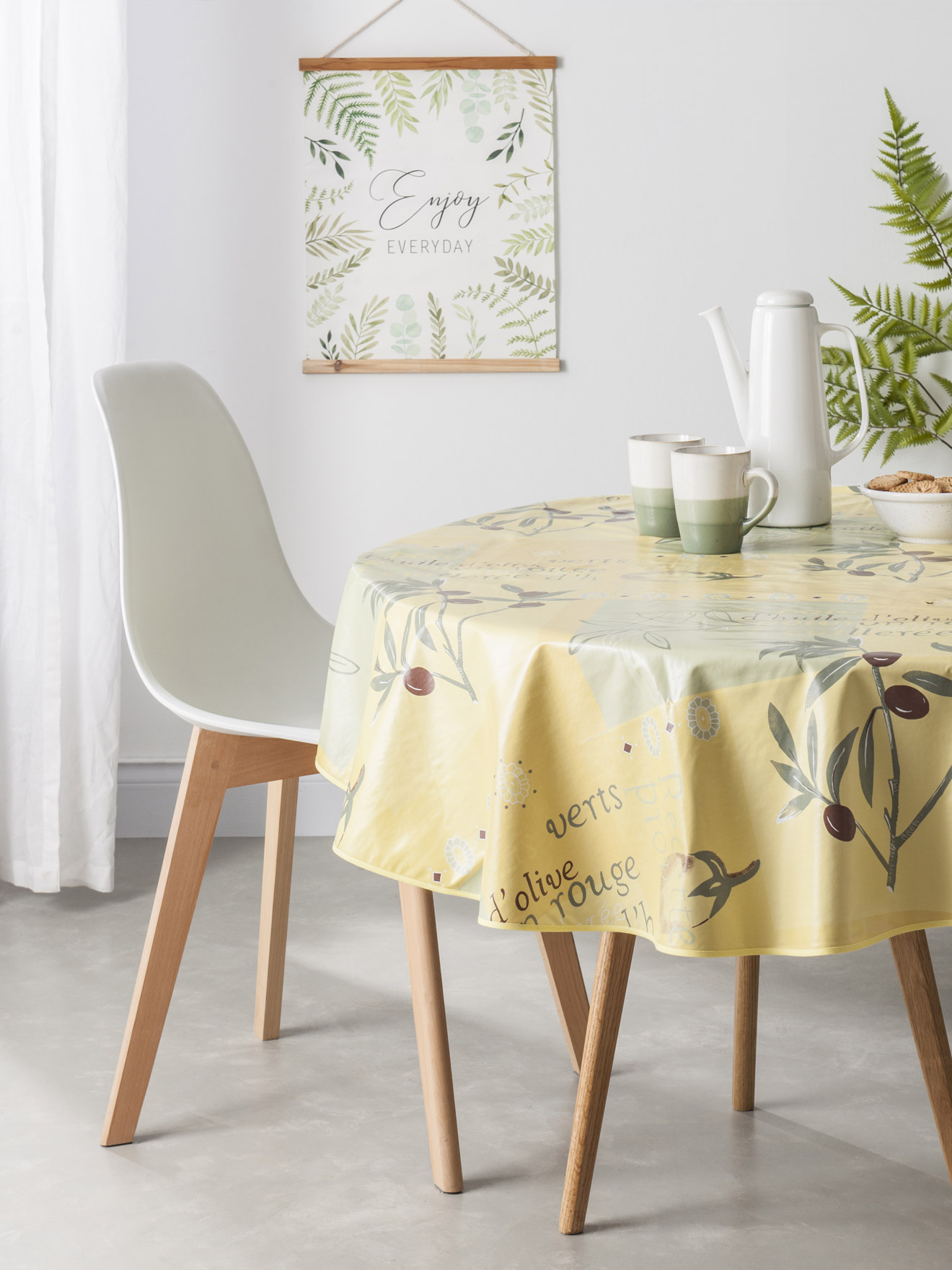 Toile cirée imperméable imprimée