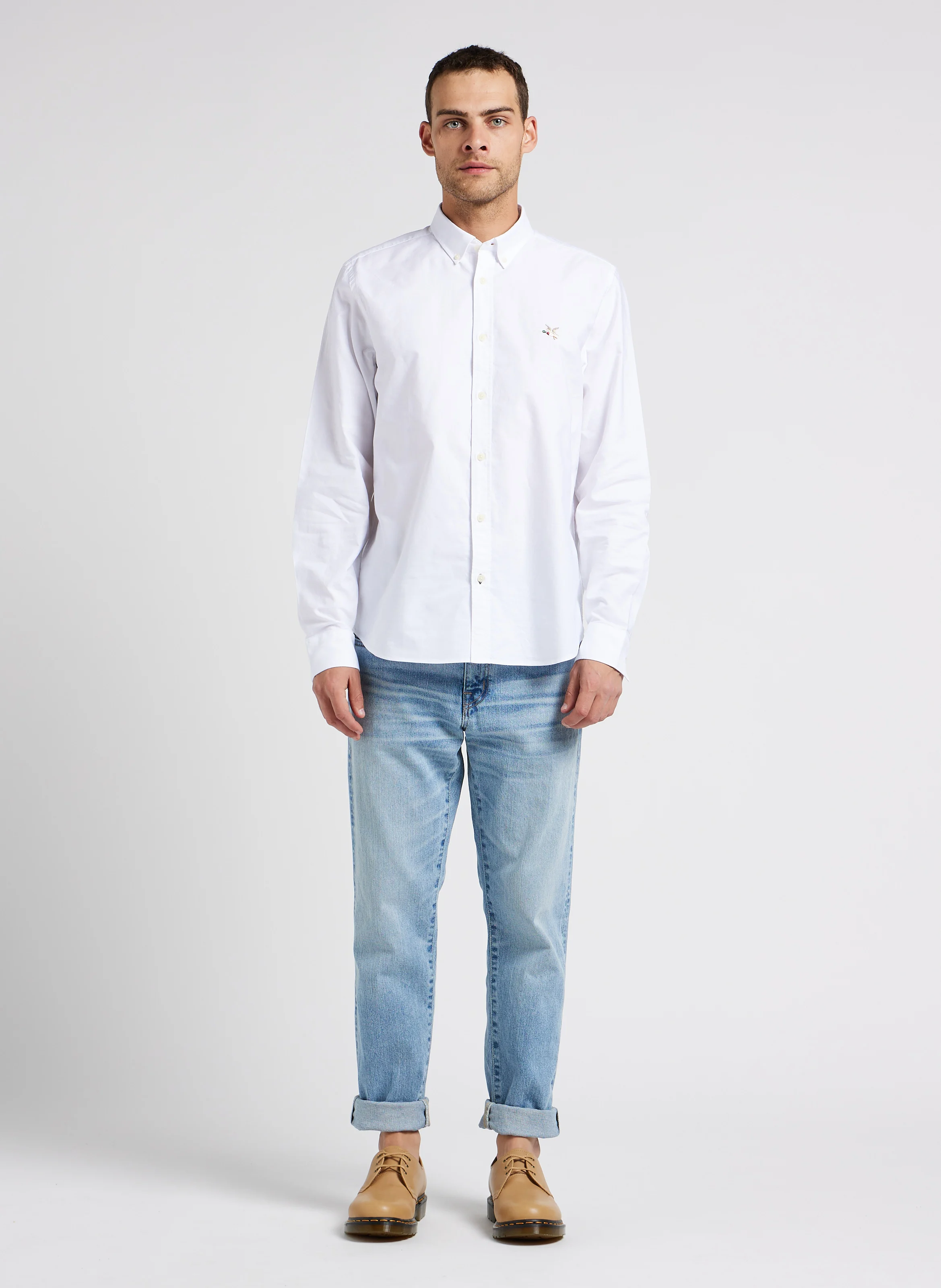 1461 - Derbies en cuir mélangé | Beige