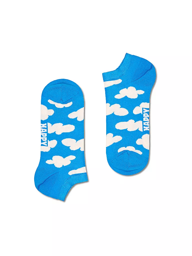 HAPPY SOCKS Damen Sneaker Socken CLOUDY 36-40 light blue hellblau