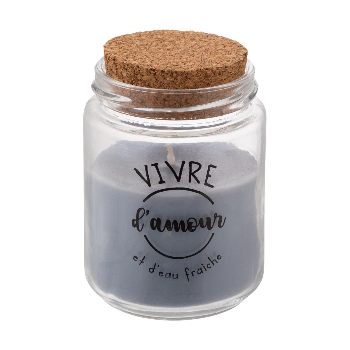 BOUGIE PARFUMEE VERRE ET LIEGE 130G
