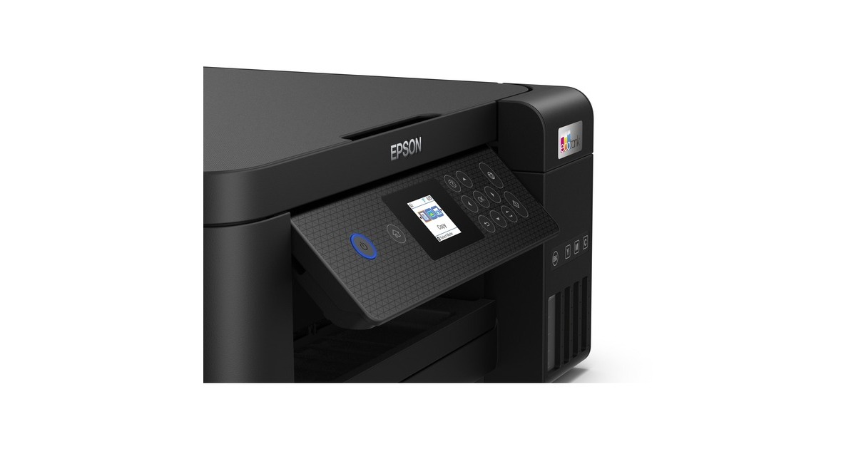 EpsonEcoTank ET-2851 A4 multifunctionele Wi-Fi-printer met inkttank all-in-one inkjetprinter  (Zwart, Scannen, Kopiëren, Wi-Fi, inclusief tot 3 jaar inkt)