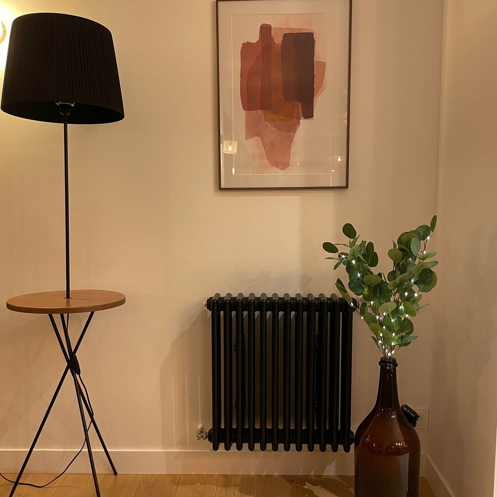 Branches lumineuses d'eucalyptus à piles 60 microled blanc chaud - 60cm - int/ext - chromex