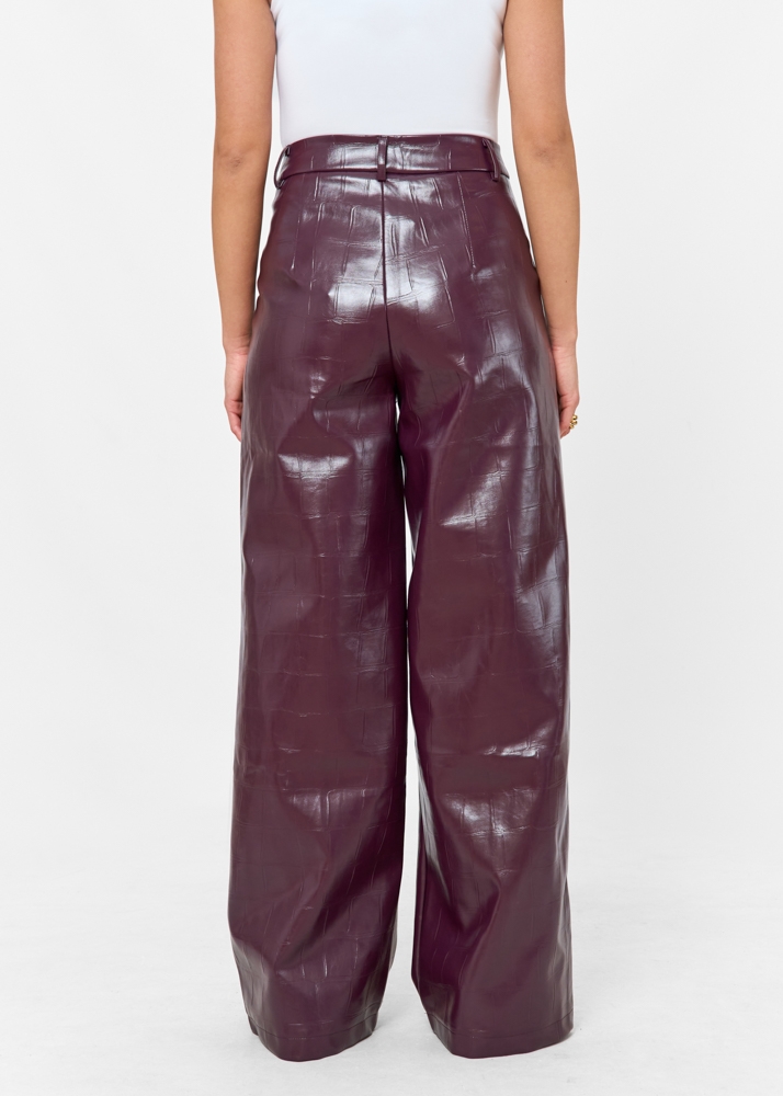 Fien broek donkerpaars