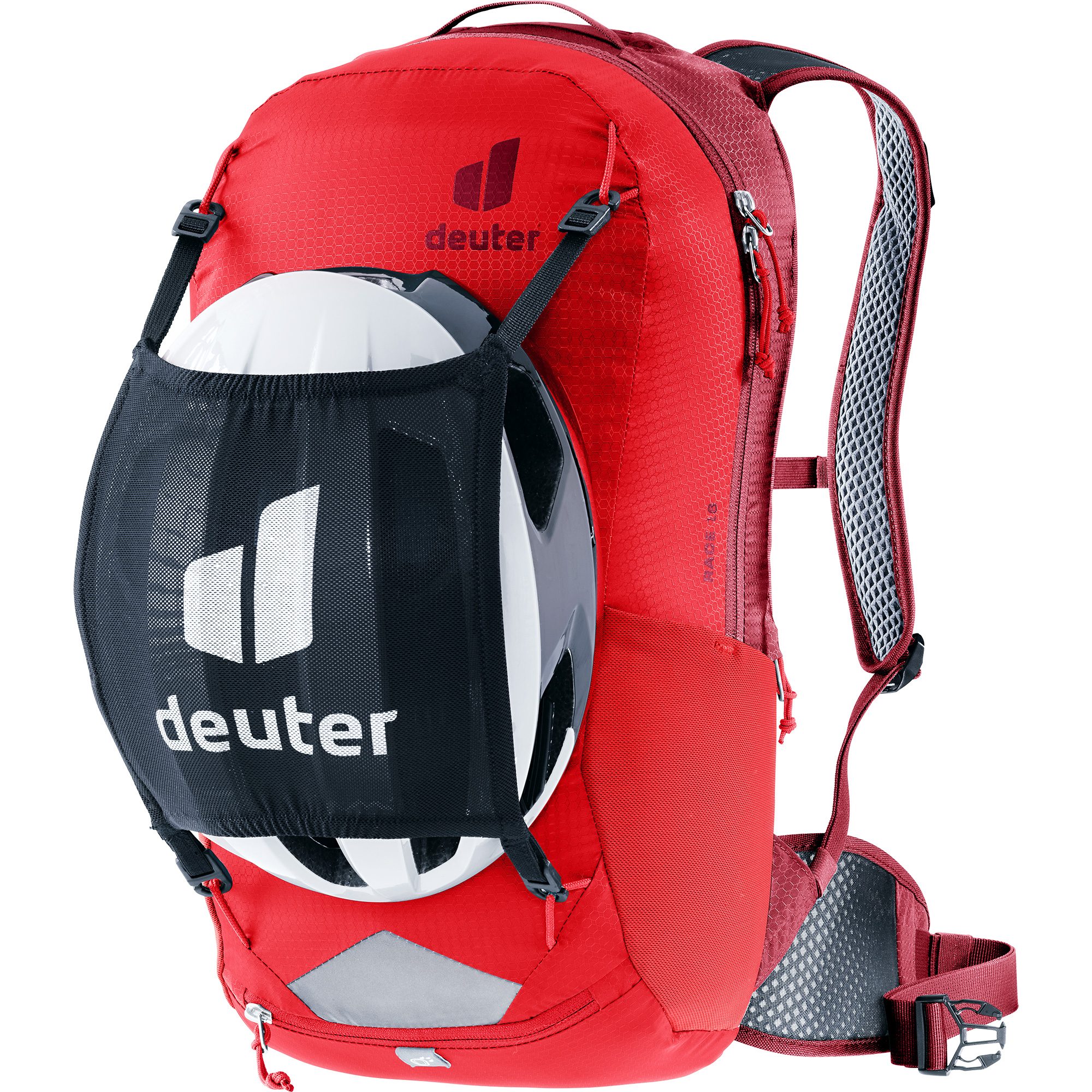 deuter Race 16l Bike Rucksack Damen cherry masala