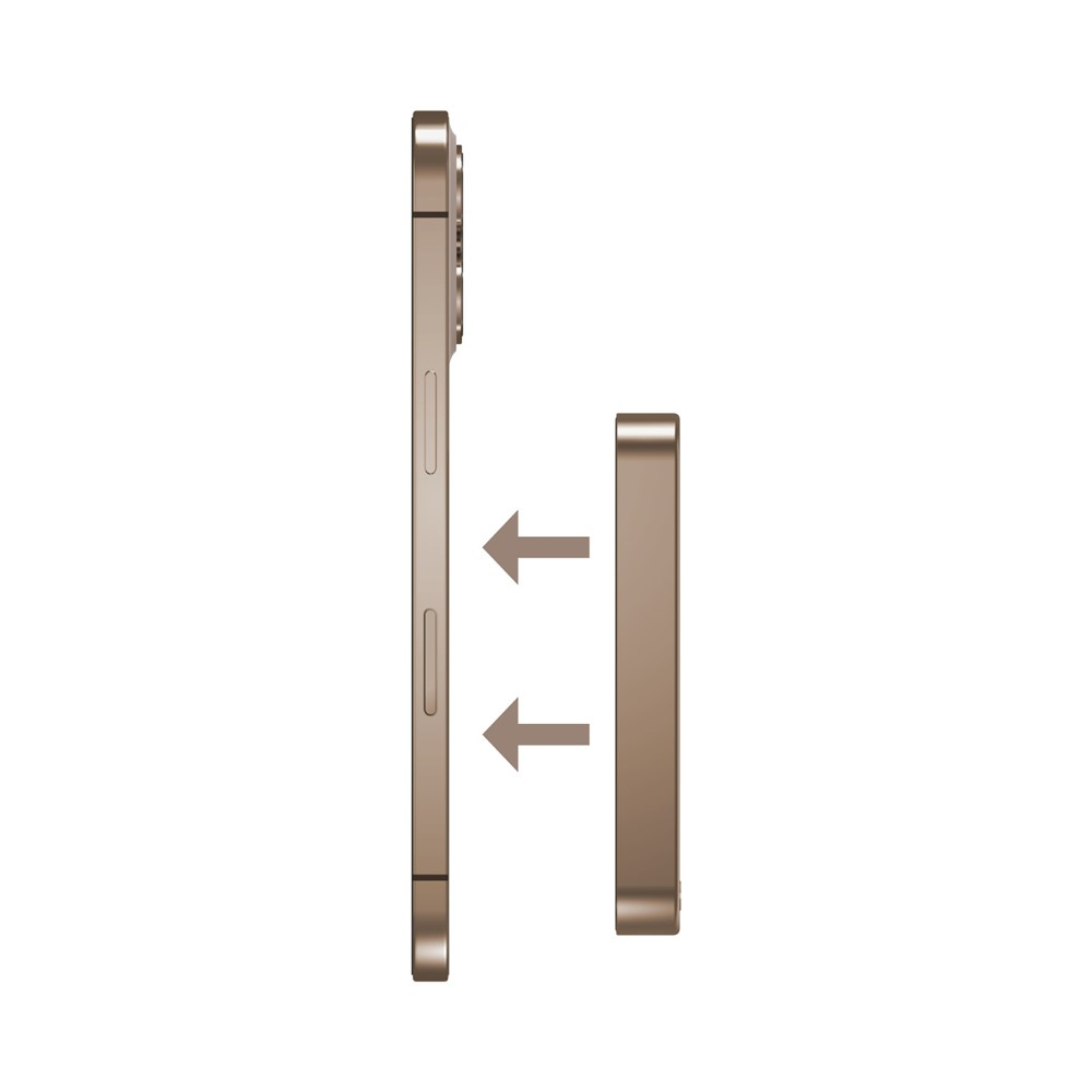 (20W) 10000mAh Powerbank USB C Ladegerät MagSafe Qi2 Wireless Charger PD - Gold