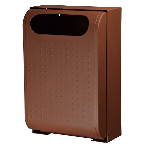 ROSSIGNOL Corbeille murale urbanet - 30 L - effet corten