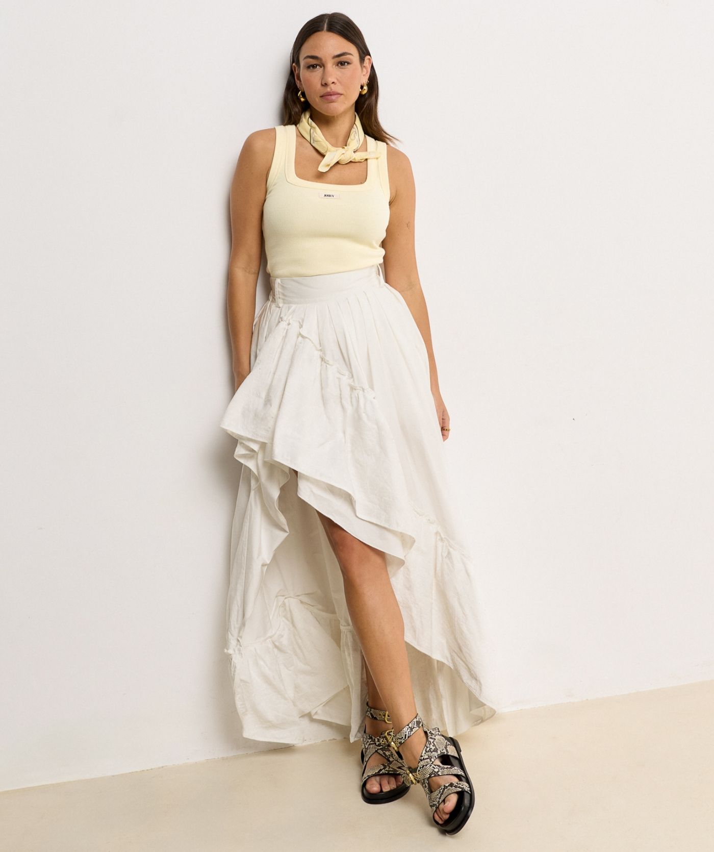 JV-SERENA sandalen met snake print - snake