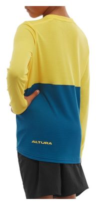 Maillot Manches Longues Enfant Unisexe Altura Spark Trail Bleu/Jaune