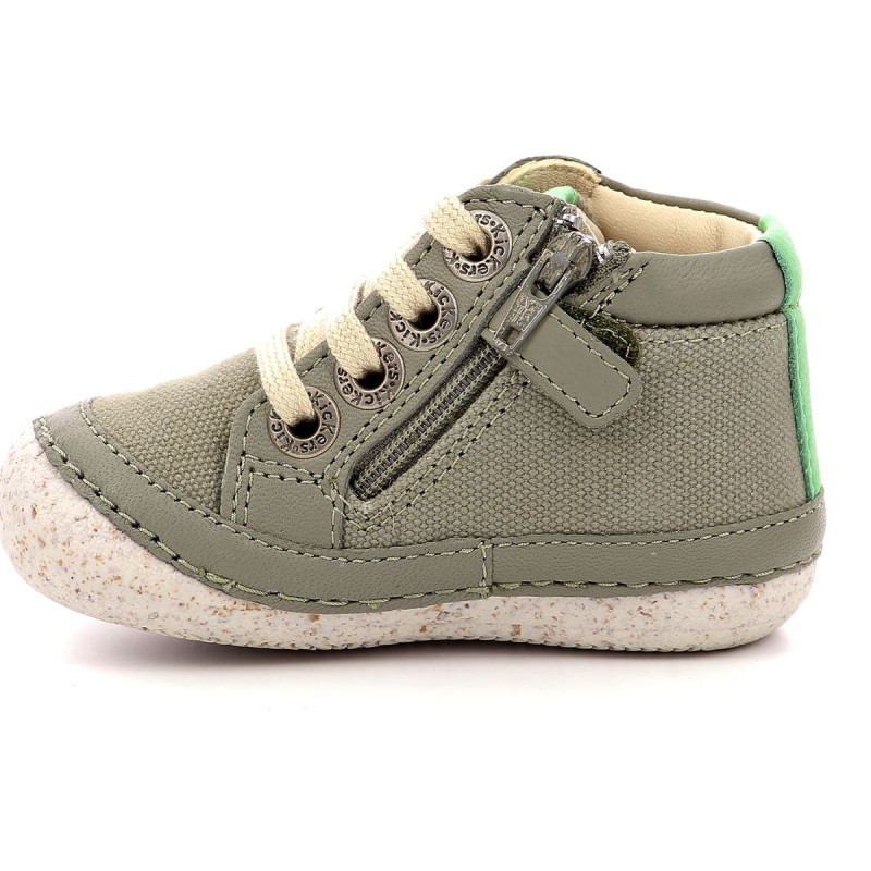 Kickers Kickers Sonistreet Kaki Vert