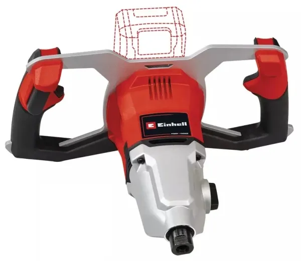 Einhell TP-MX 18-2, Mortar, Maling, Sort, Rød, Trin, Børsteløs motor, 450 rpm, 720 rpm - SOLO