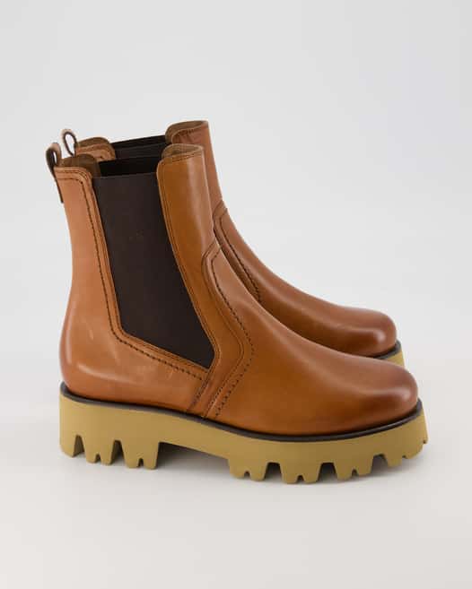 Paul Green Stiefelette Chelsea Boots in Braun
