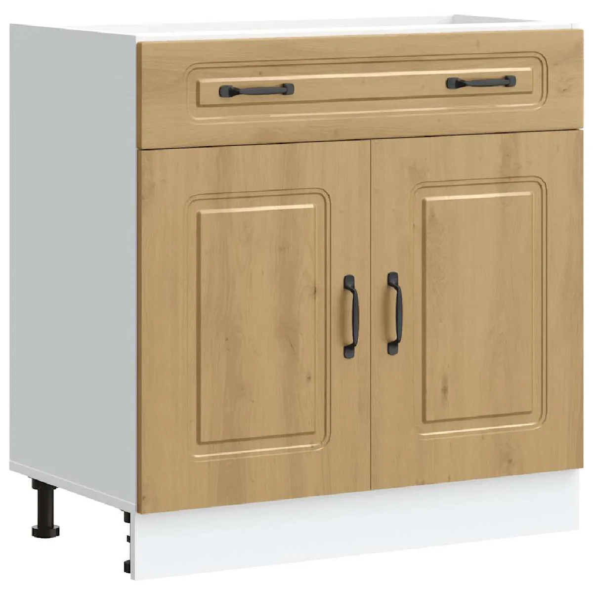 VidaXL Armoire de Cuisine Kalmar - Chêne Artisanal