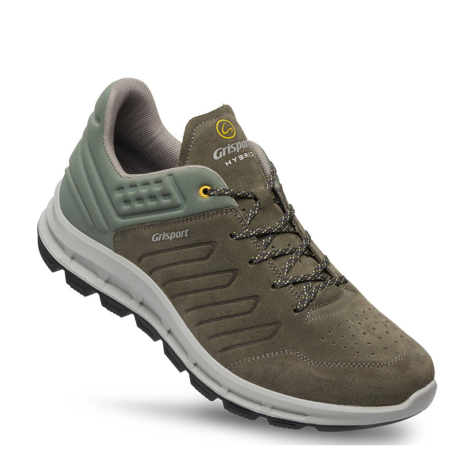 Grisport Nova Low Low wandelschoenen kaki/groen