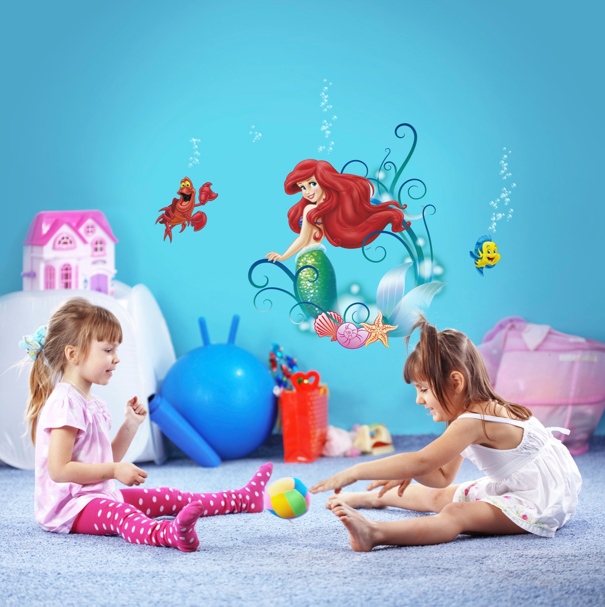 Komar Wandtattoo »Arielle - Grösse 50 x 70 cm« selbstklebend, Wandsticker, Kinderzimmer