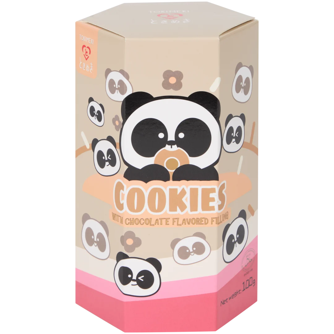 Tokimeki panda koekjes met chocoladevulling 100 gram