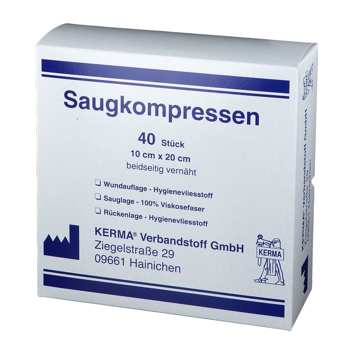 Saugkompressen 10 x 20 cm unsteril