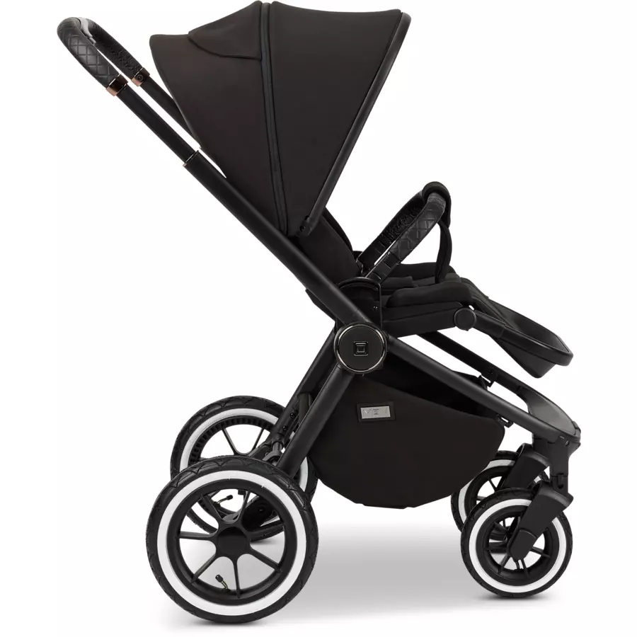 MOON Kombikinderwagen Resea Edition+ blackblack matt